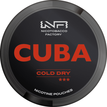 Snus CUBA Black Cold Dry 43MG