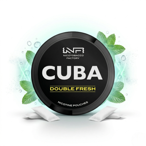 Snus CUBA Black Double Fresh