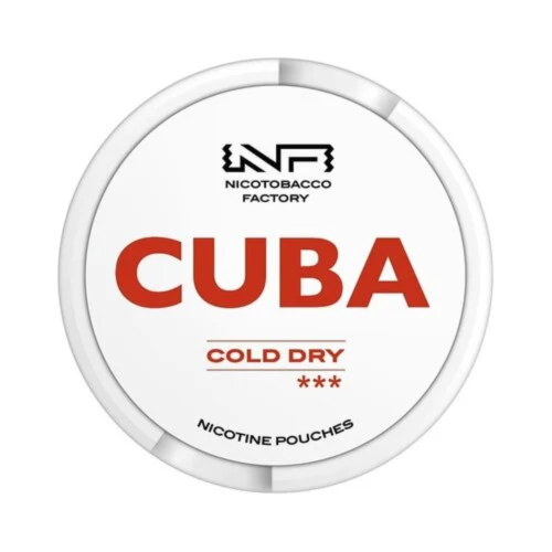 Snus CUBA White Cold Dry 10.4MG