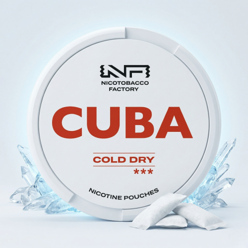 Snus CUBA White Cold Dry