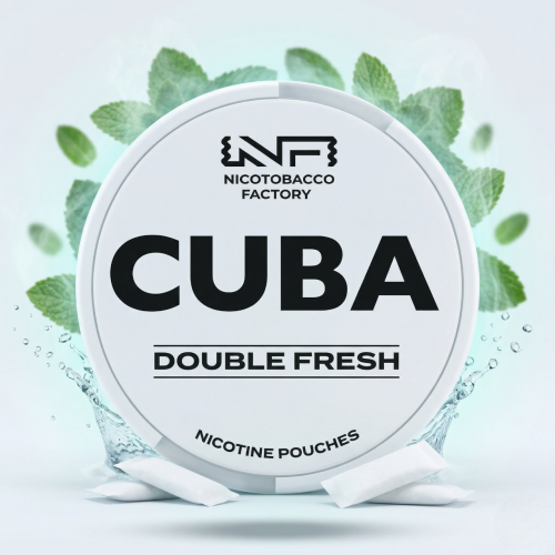 Snus CUBA White Double Fresh