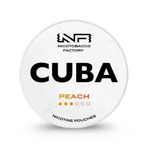 Snus CUBA White Peach 10.4MG
