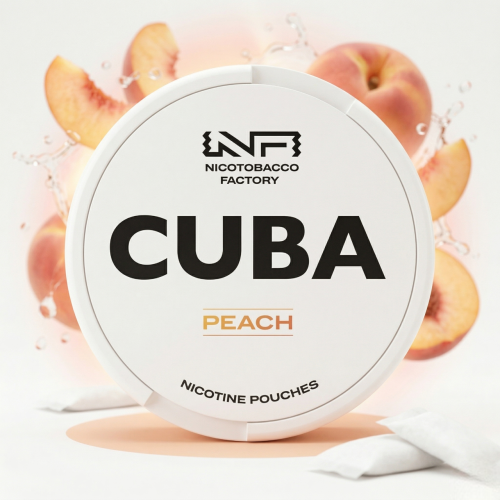 Snus CUBA White Peach