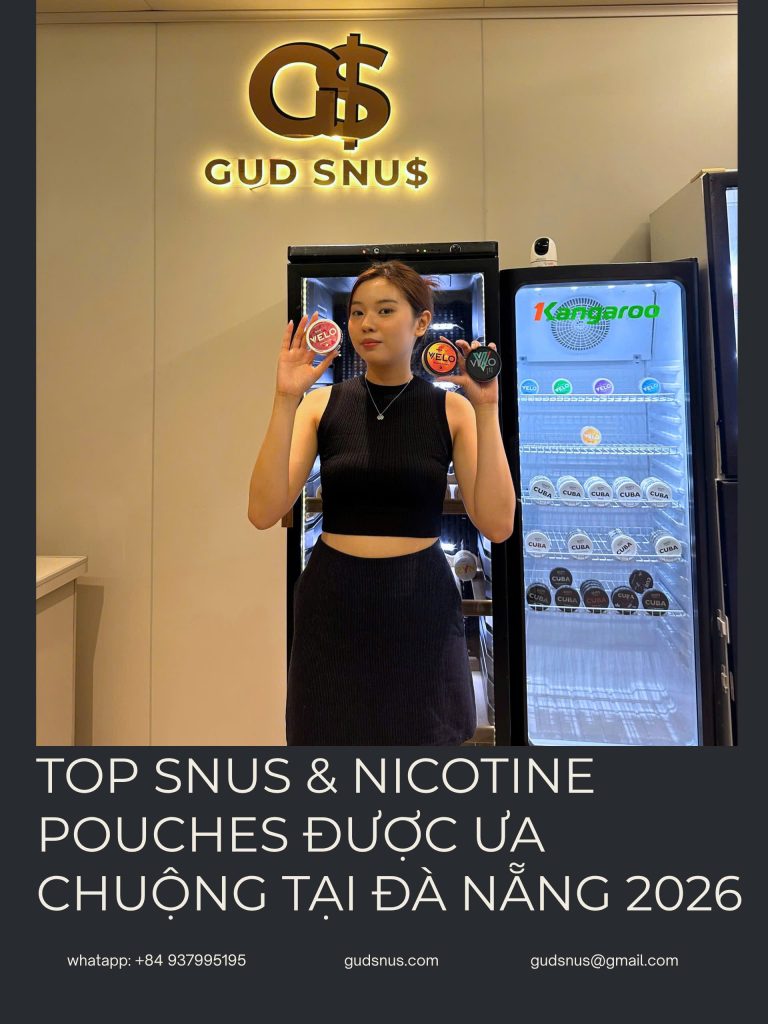 Top snus Đà Nẵng 2026 – tổng hợp các dòng snus & nicotine pouches được ưa chuộng, đa dạng hương vị và mức độ, phù hợp cho cả người mới và người dùng lâu năm.